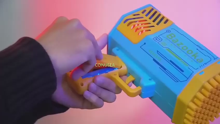 Bubble Gun Machine Kids Automatic Soap Based Bubble Blower